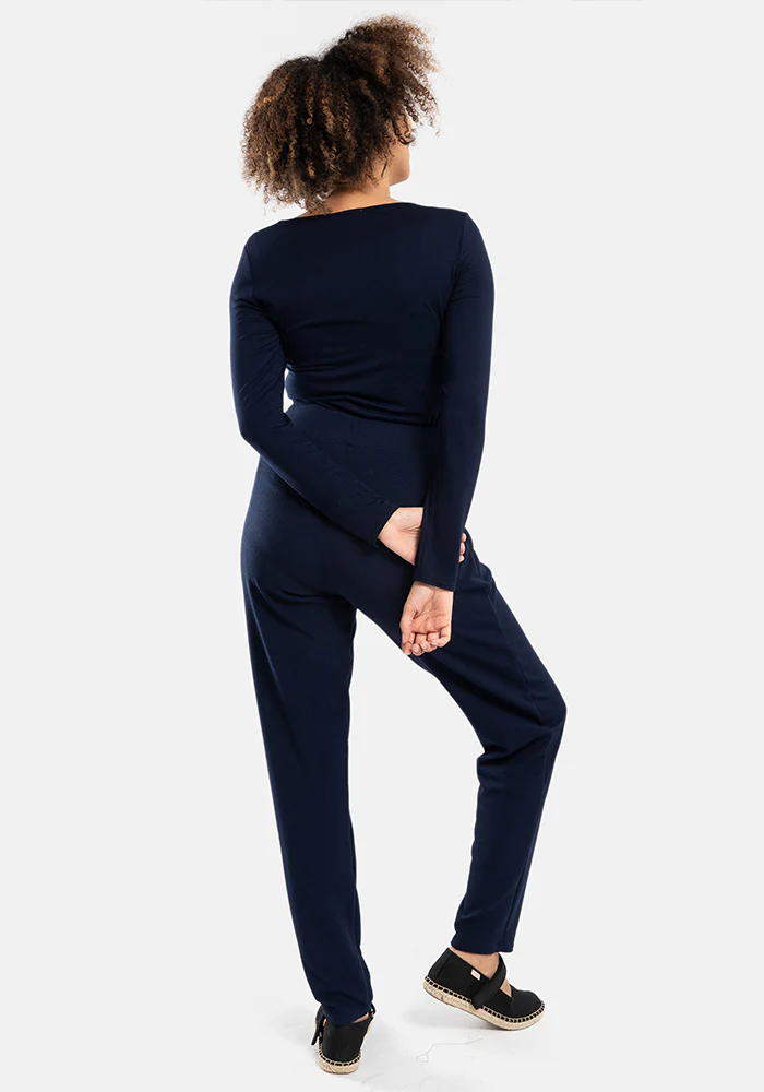 Aiden Navy Popsy Trousers - Image 5