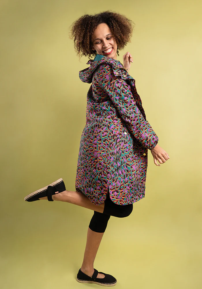 Multicolour Animal Print Popsy Coat - Image 10