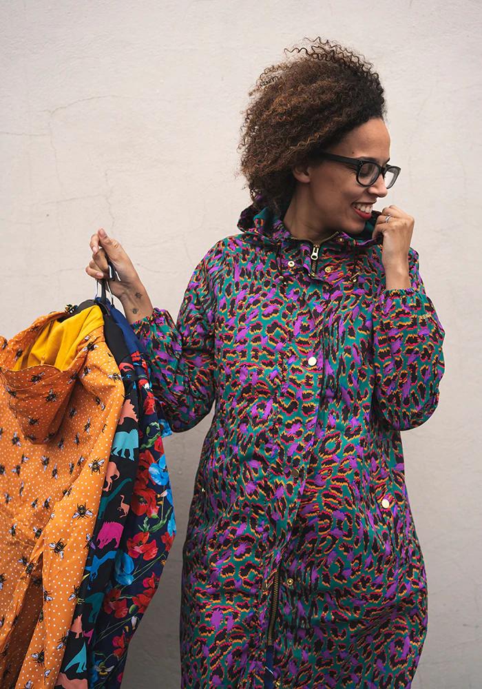 Multicolour Animal Print Popsy Coat - Image 11