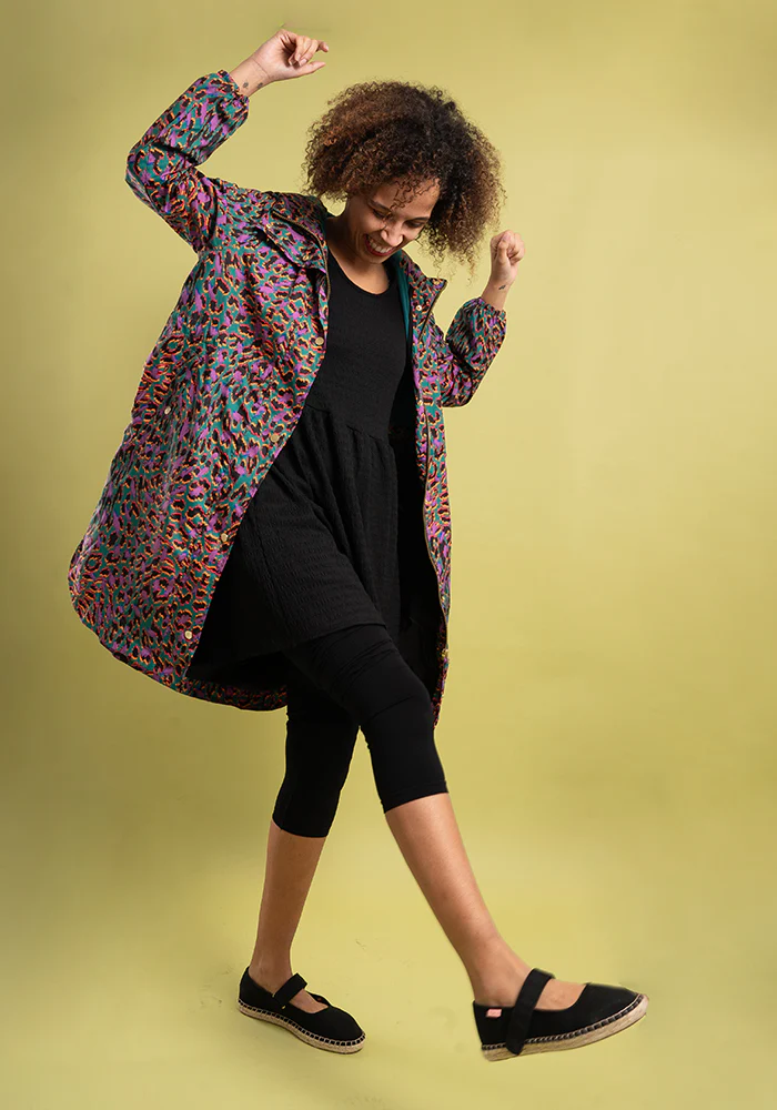 Multicolour Animal Print Popsy Coat - Image 12