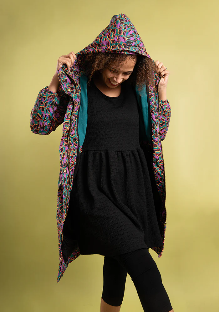 Multicolour Animal Print Popsy Coat - Image 13