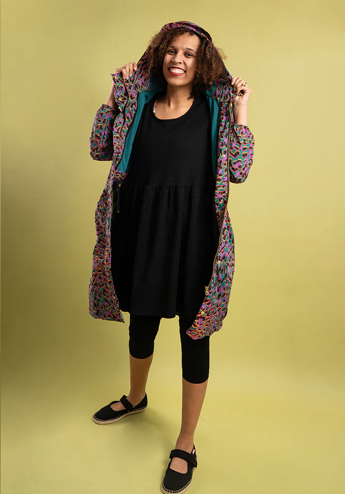 Multicolour Animal Print Popsy Coat - Image 14