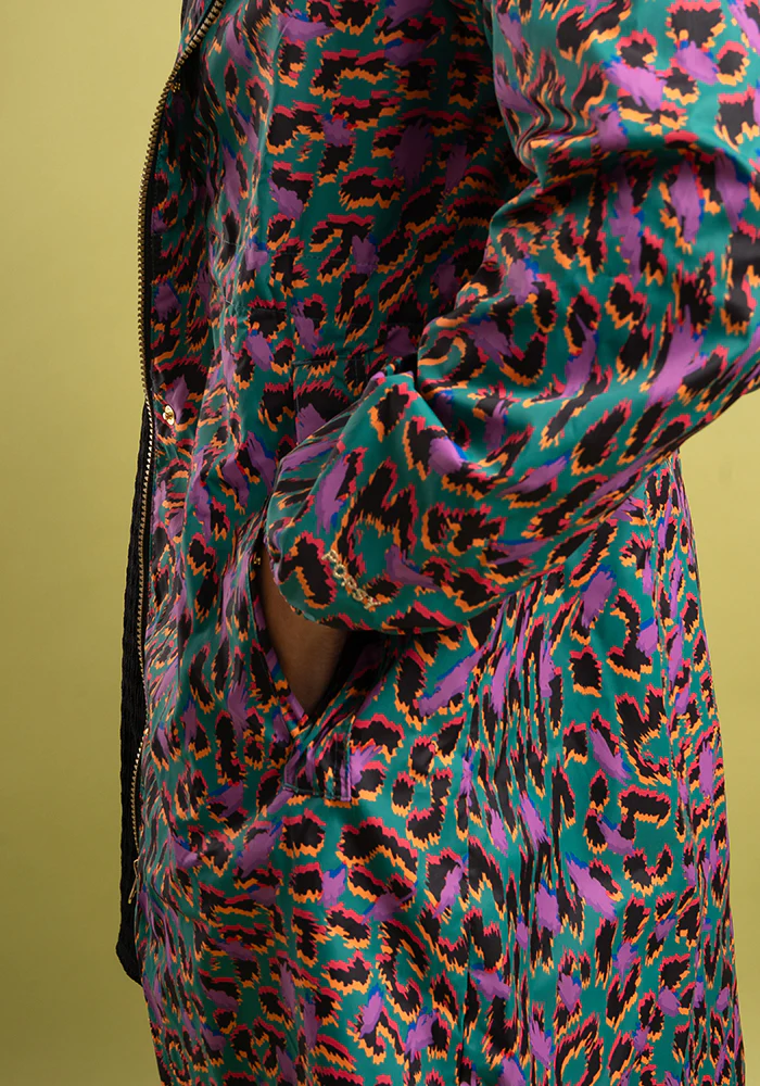 Multicolour Animal Print Popsy Coat - Image 3