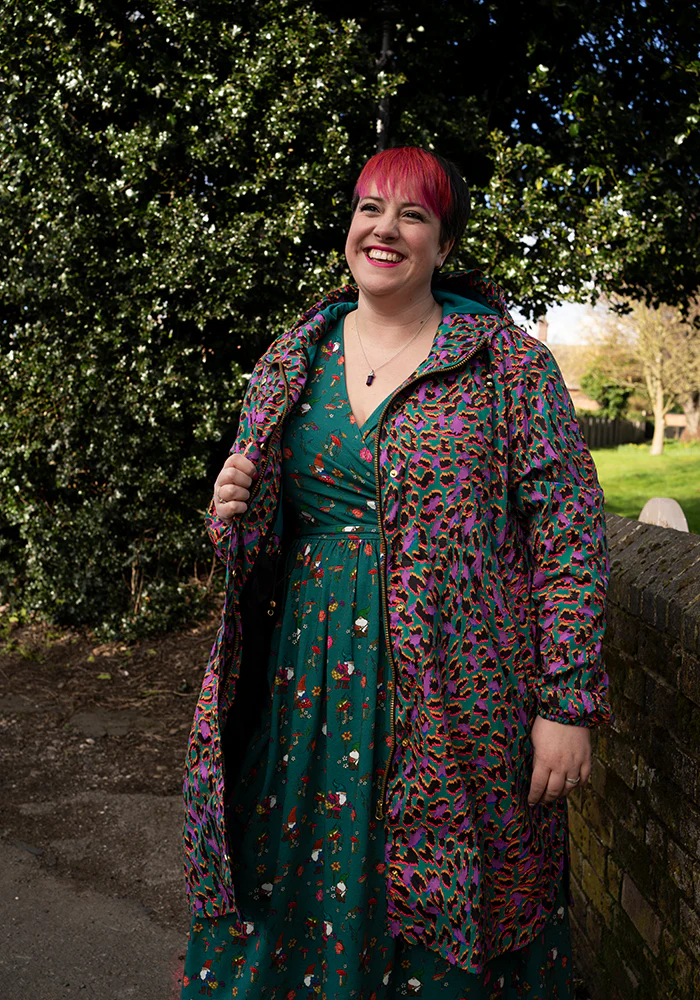 Multicolour Animal Print Popsy Coat - Image 4