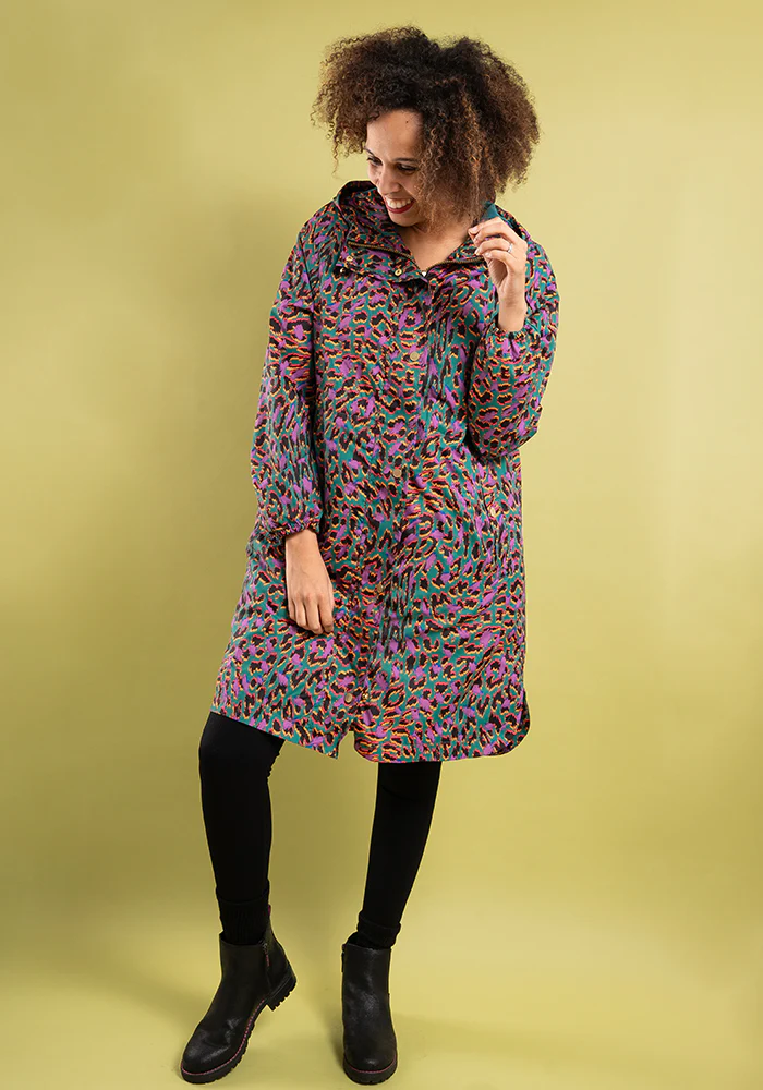 Multicolour Animal Print Popsy Coat - Image 5