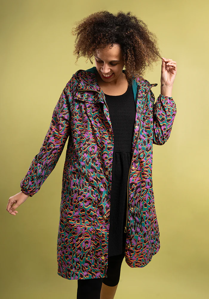 Multicolour Animal Print Popsy Coat - Image 8