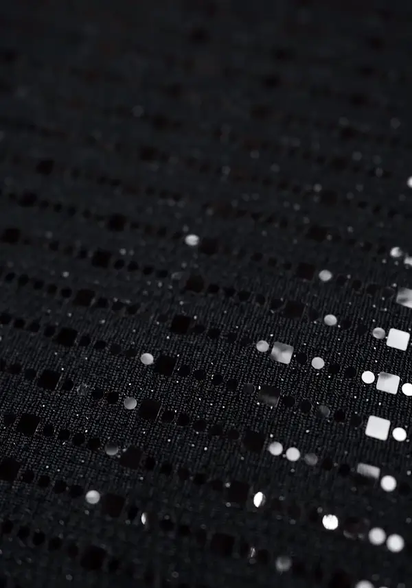 Candescent Black Sequin Swing Dress - Image 11