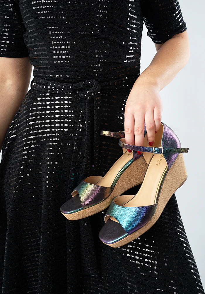 Candescent Black Sequin Swing Dress - Image 3