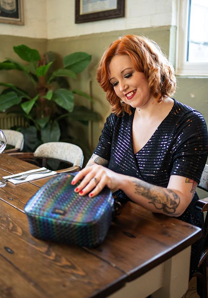 Candescent Black Sequin Swing Dress - Image 5