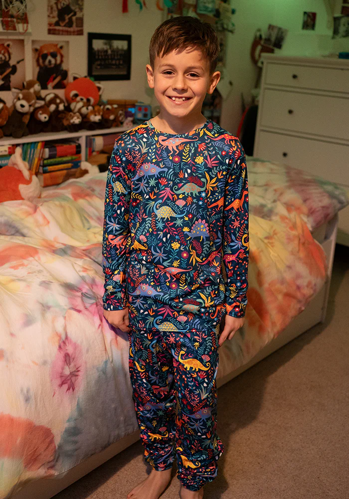 Children's Dinosaur Print Pyjama Set (Devon) - Image 4