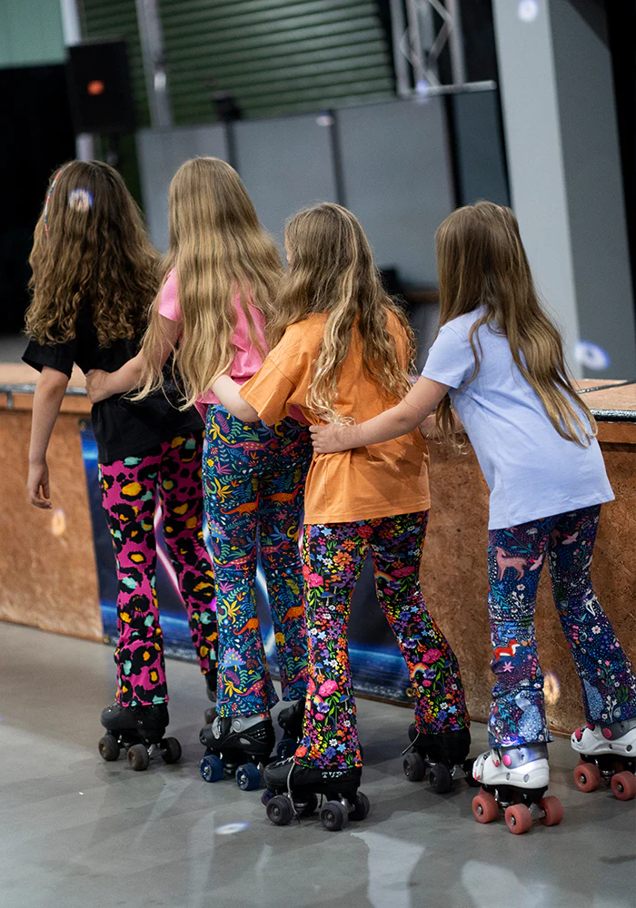 Children's Magical Woods Print Flare Leggings - Image 10