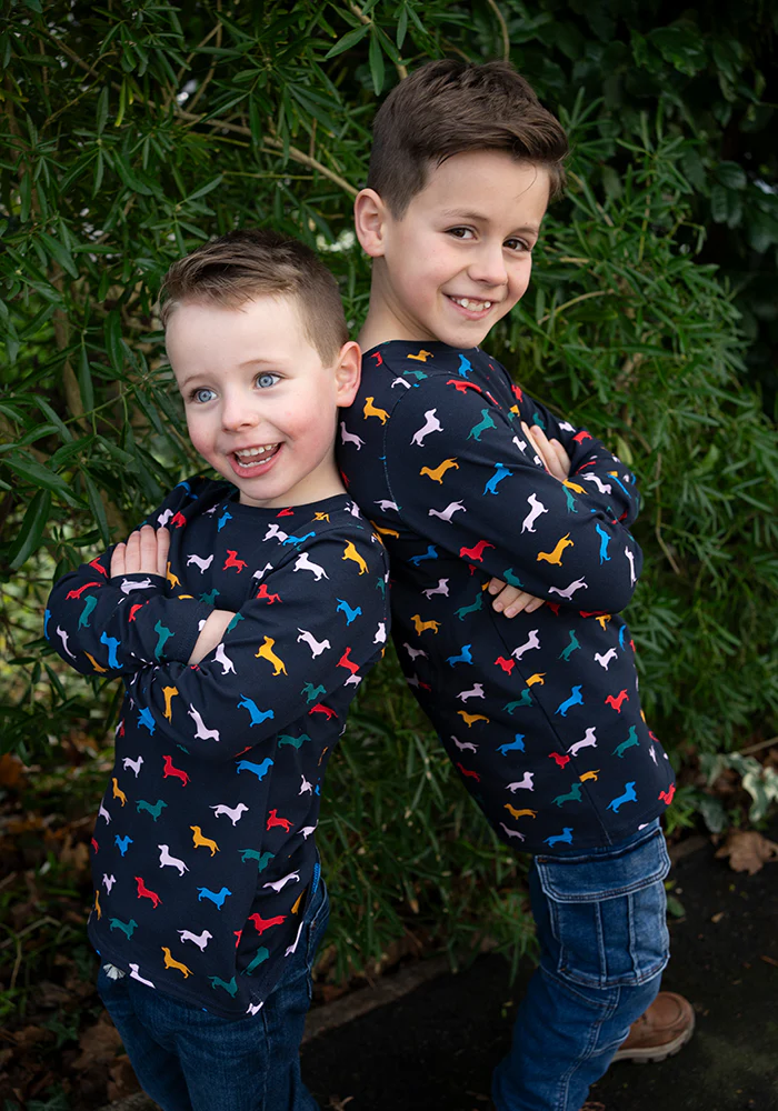 Children's Sausage Dog Cotton Top (Bray) - Image 3