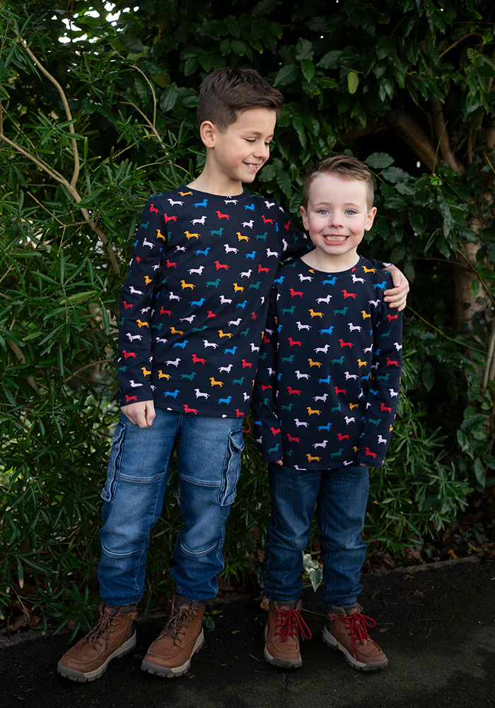 Children's Sausage Dog Cotton Top (Bray) - Image 4