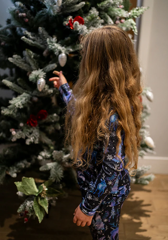 Children's Winter Magical Animals Print Pyjama Set (Solstice) - Image 6