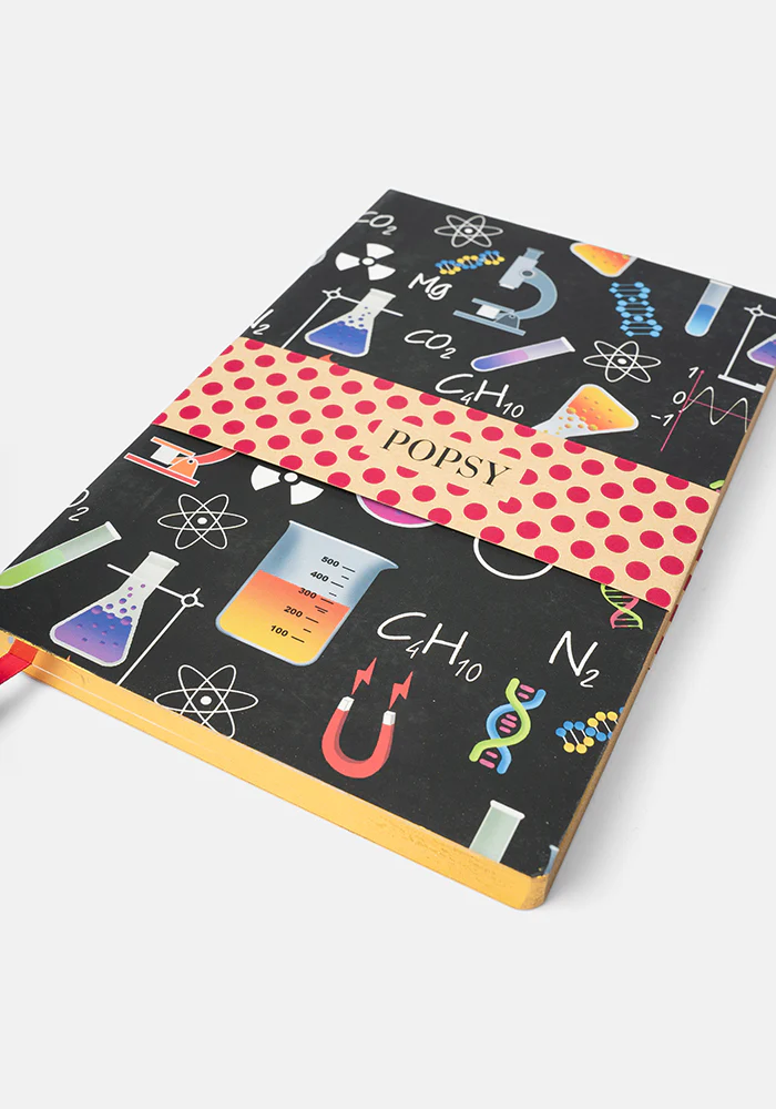 Cute Science Print Notebook - Colourful Quirky Journal Print - Image 3