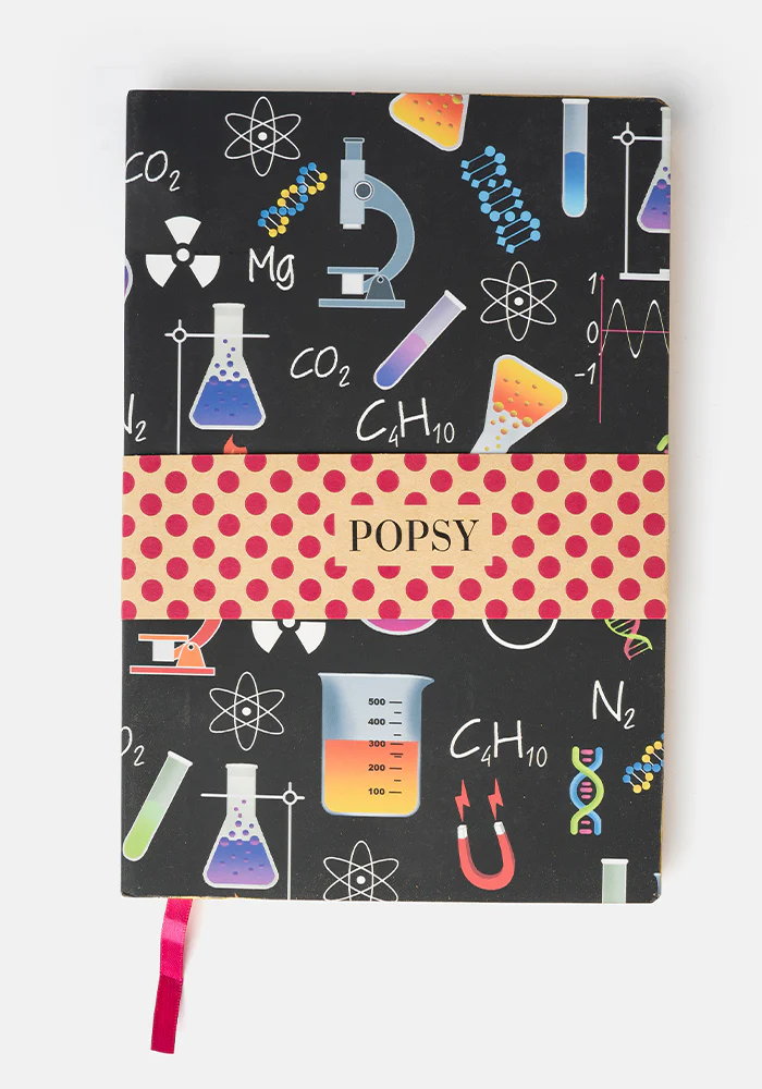 Cute Science Print Notebook - Colourful Quirky Journal Print - Image 4