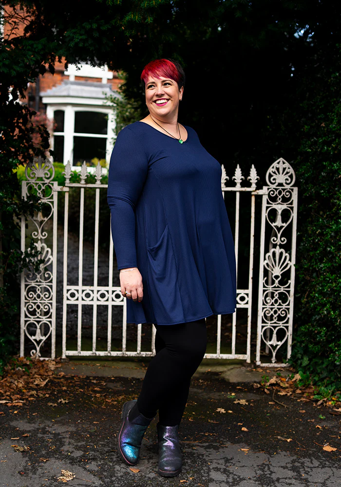 Dez Navy A Line Tunic - Image 3