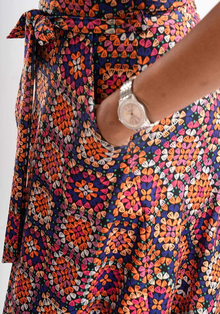 Eleonore Crochet Print Midi Dress - Image 4