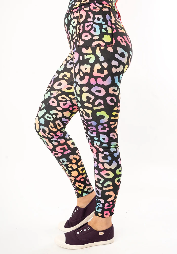 Heath Iridescent Animal Print Leggings - Image 8