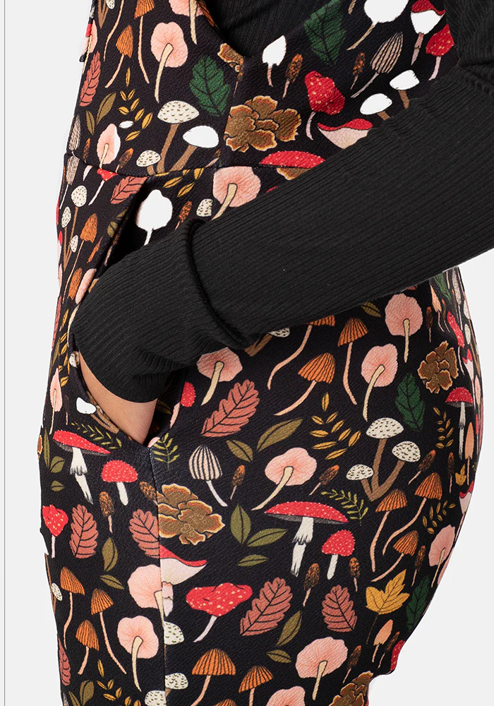 Jordan Mushroom & Toadstool Print Dungaree - Image 5
