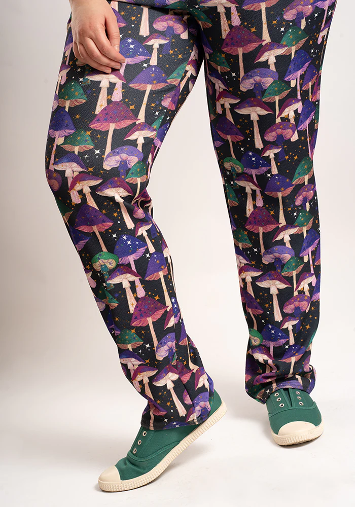 Jordan Purple Mushroom Print Dungaree - Image 7