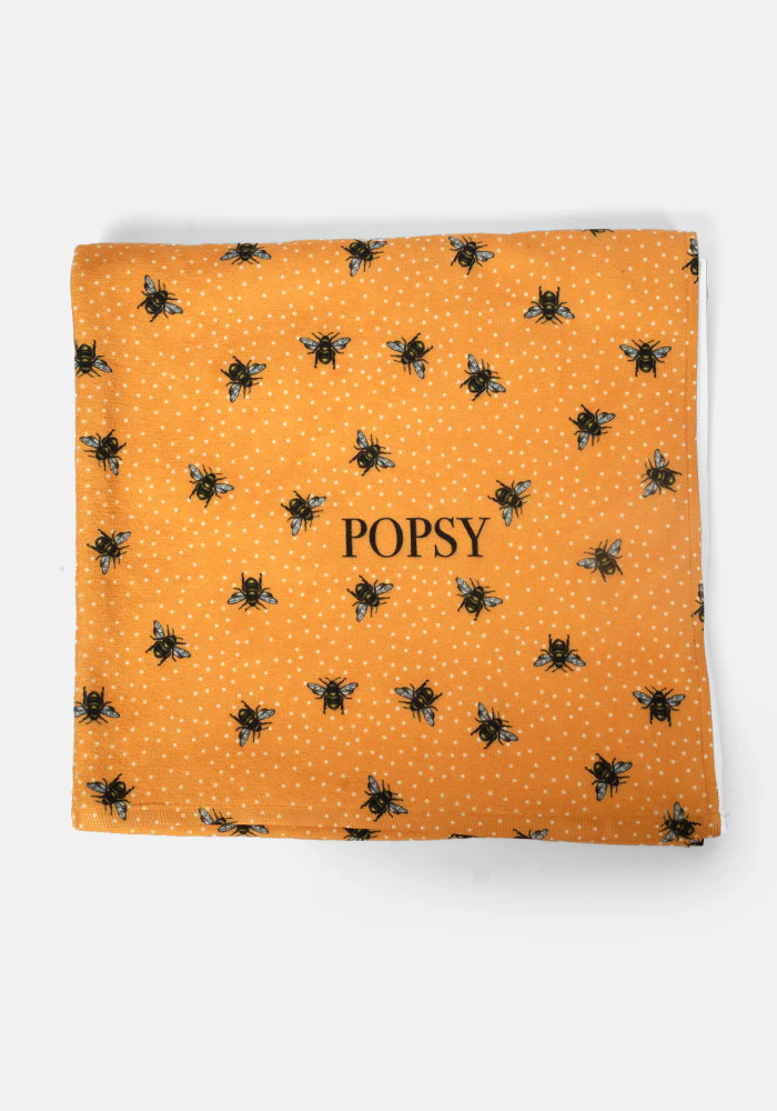 Large Bee Print Towel - Image 3