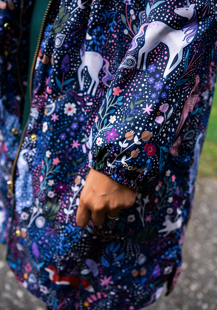 Magical Woodland Print Popsy Coat - Image 7