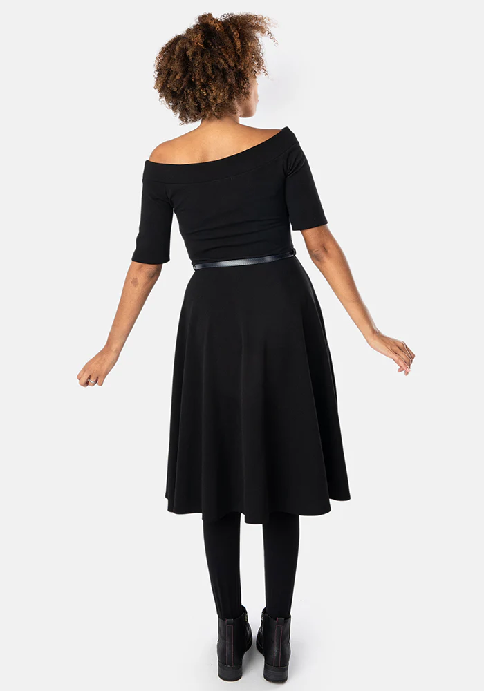 Marri Black Swing Dress - Image 6