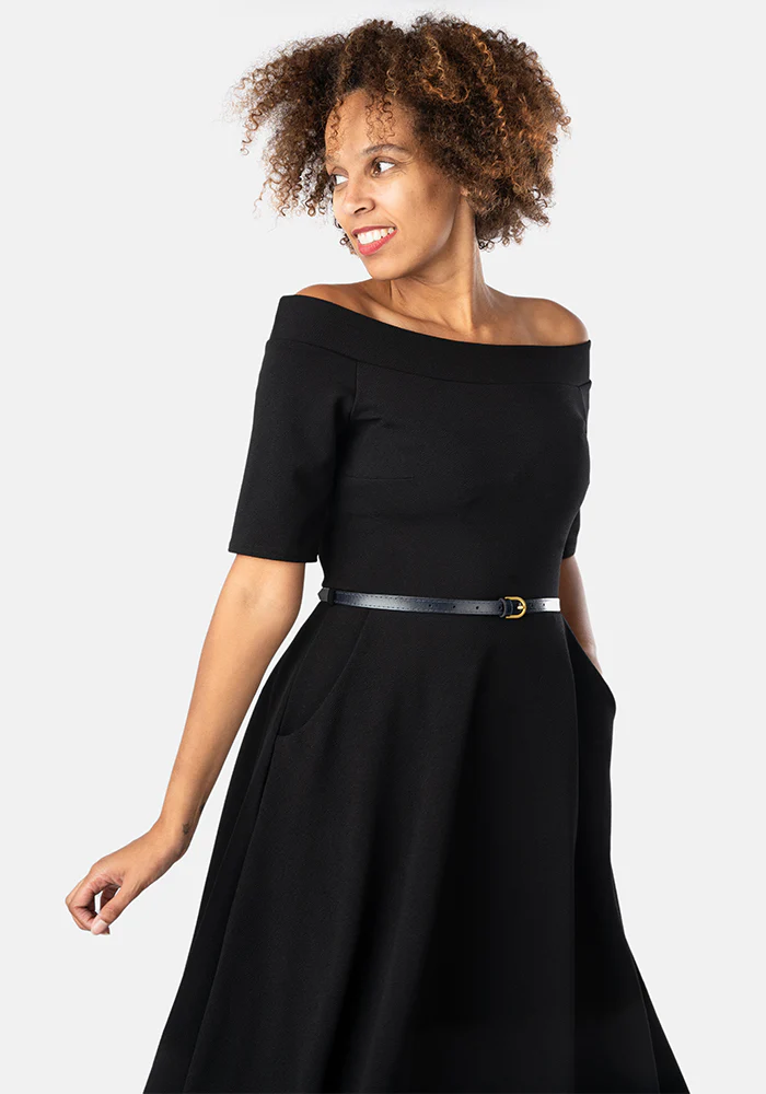 Marri Black Swing Dress - Image 7