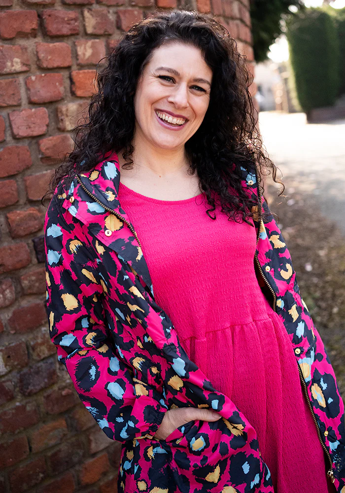 Pink Animal Print Popsy Coat - Image 3