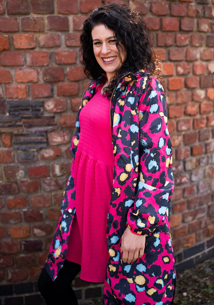 Pink Animal Print Popsy Coat - Image 4