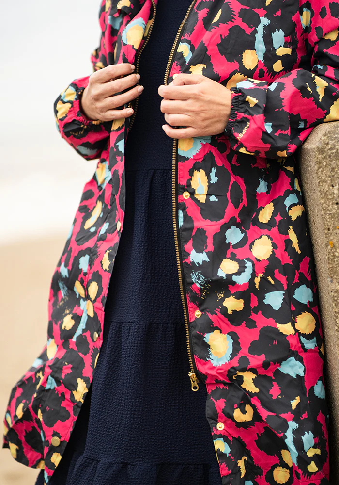 Pink Animal Print Popsy Coat - Image 6