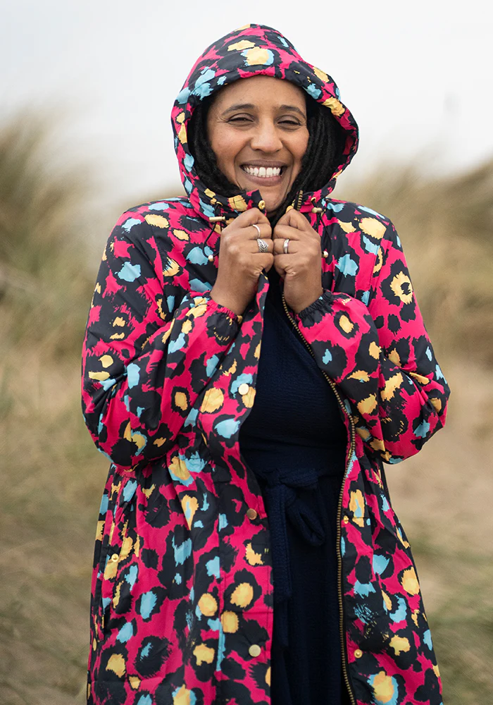 Pink Animal Print Popsy Coat - Image 8