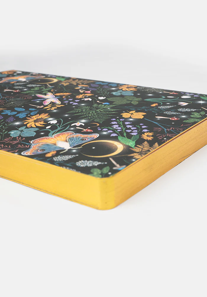 Cute Midnight Moth Print Notebook - Colourful Quirky Journal Gift - Image 6