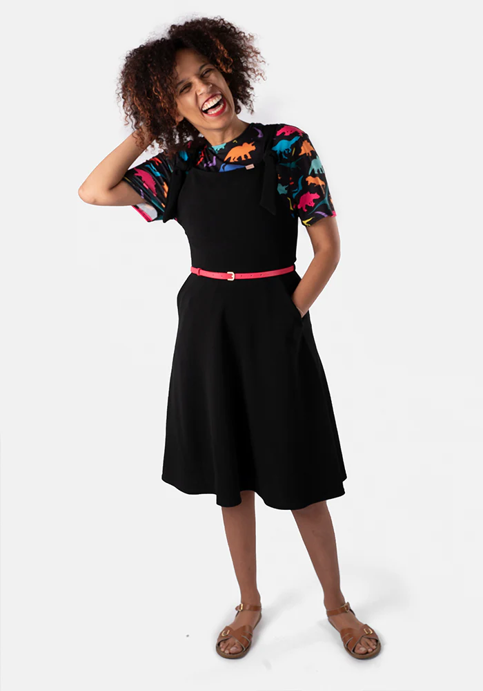 Prisha Black Pinafore - Image 5