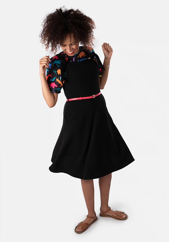 Prisha Black Pinafore - Image 6