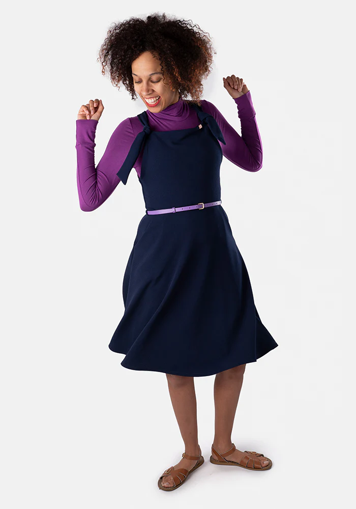 Prisha Navy Pinafore - Image 5