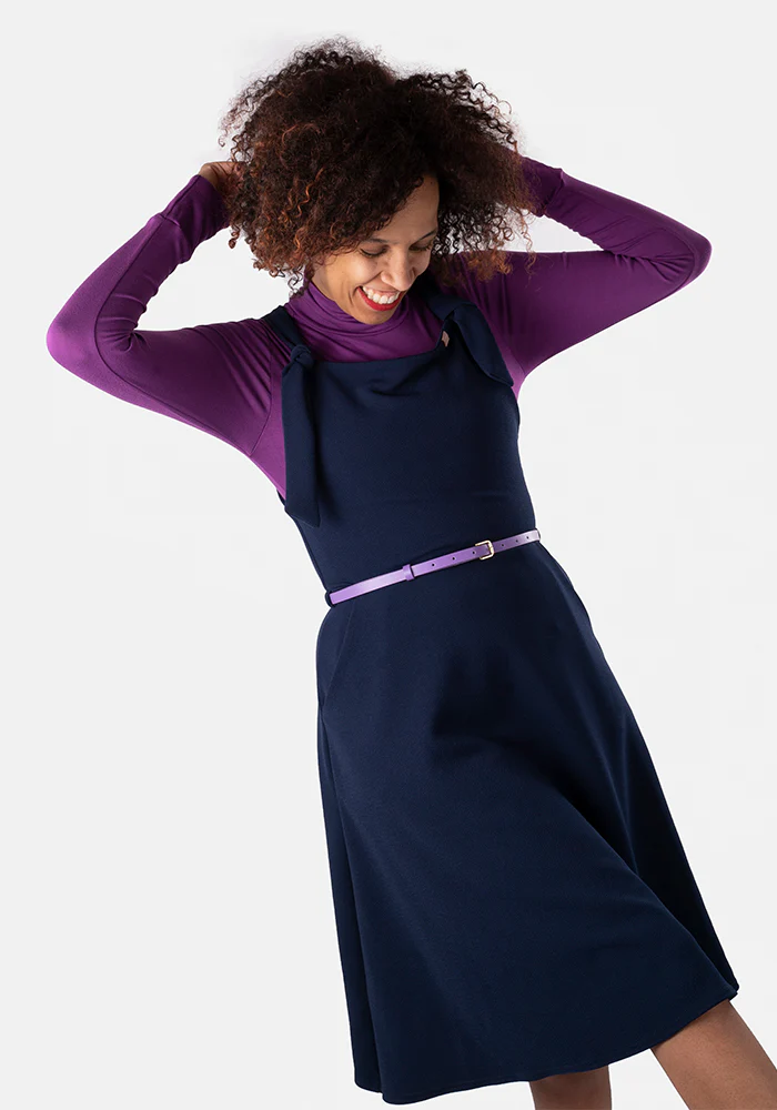 Prisha Navy Pinafore - Image 6