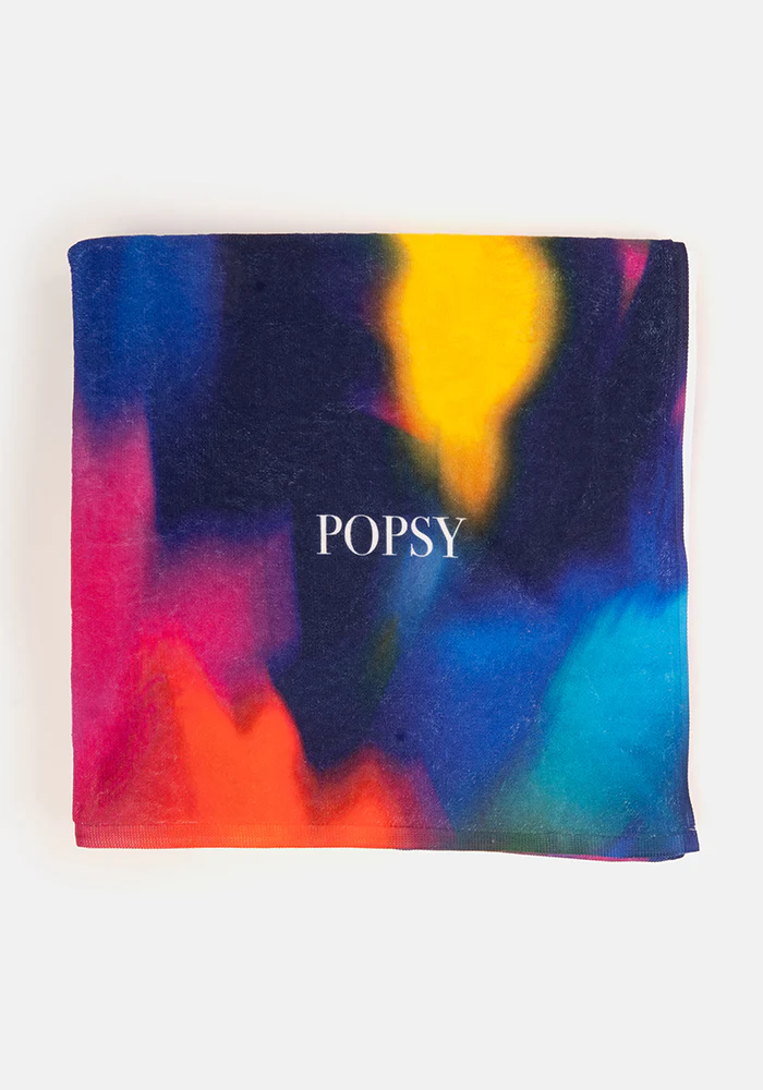 Rainbow Ink Print Towel - Image 3