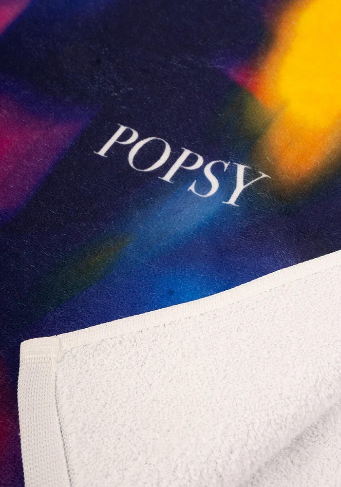 Rainbow Ink Print Towel - Image 4