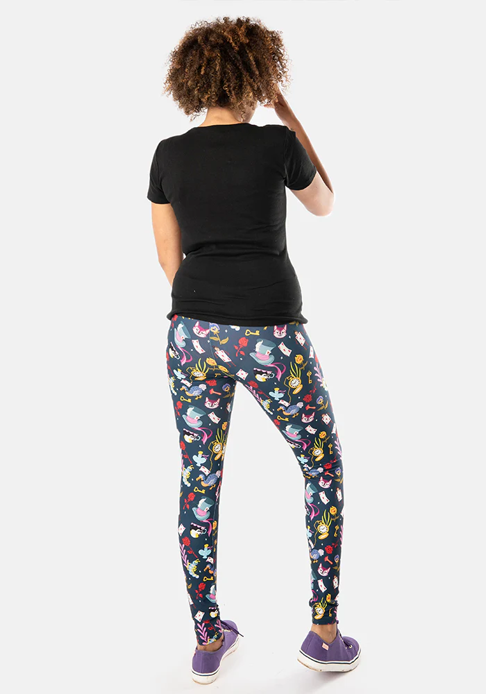 Rene Hatters Tea Party Print Popsy Leggings - Image 10