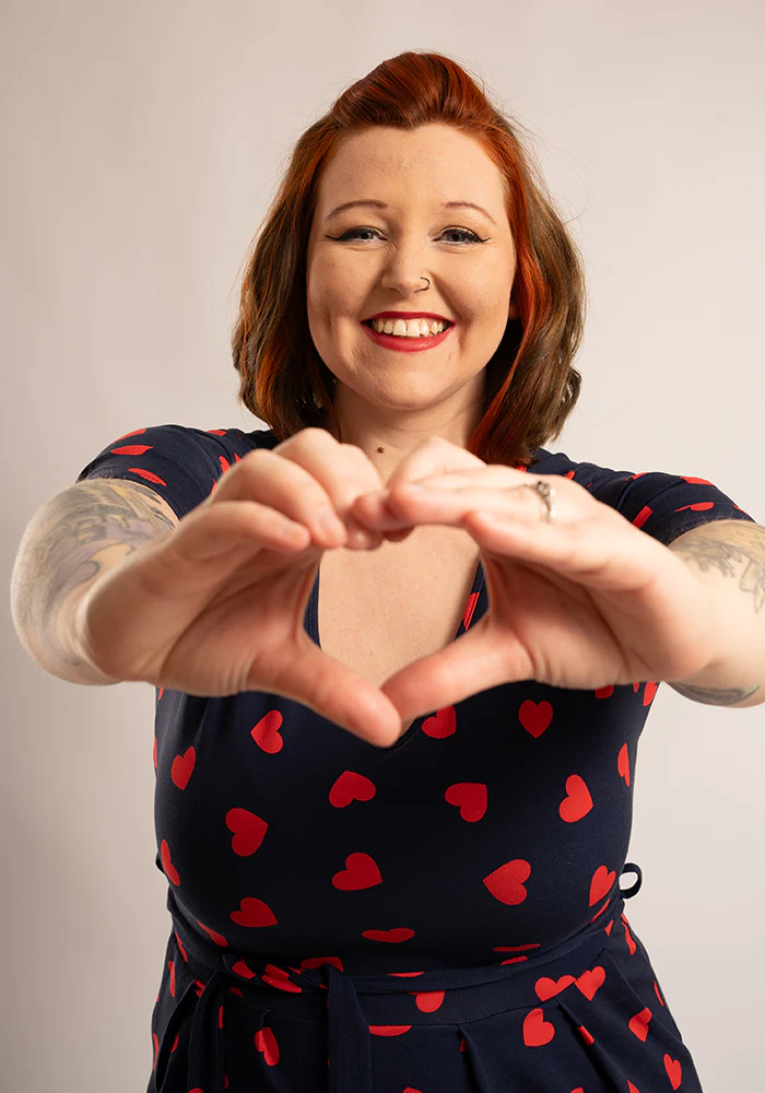 Rubin Heart Print Cotton Jumpsuit - Image 6