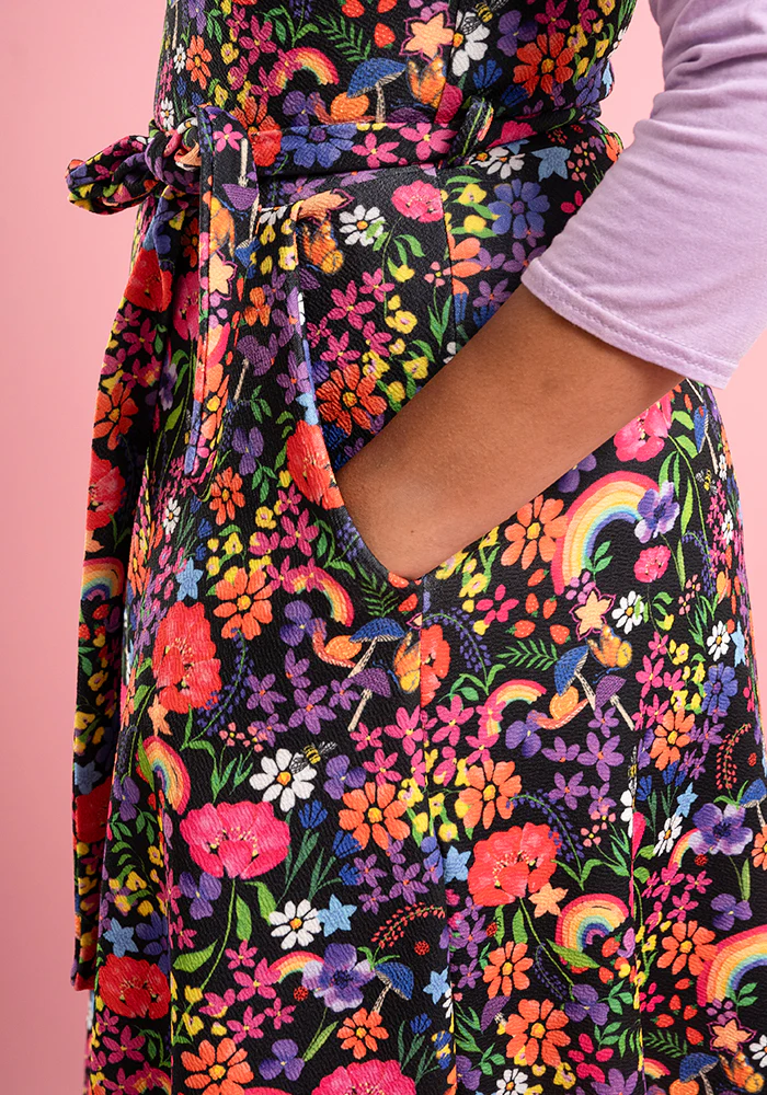 Tamar Rainbow Garden Print Pinafore - Image 3