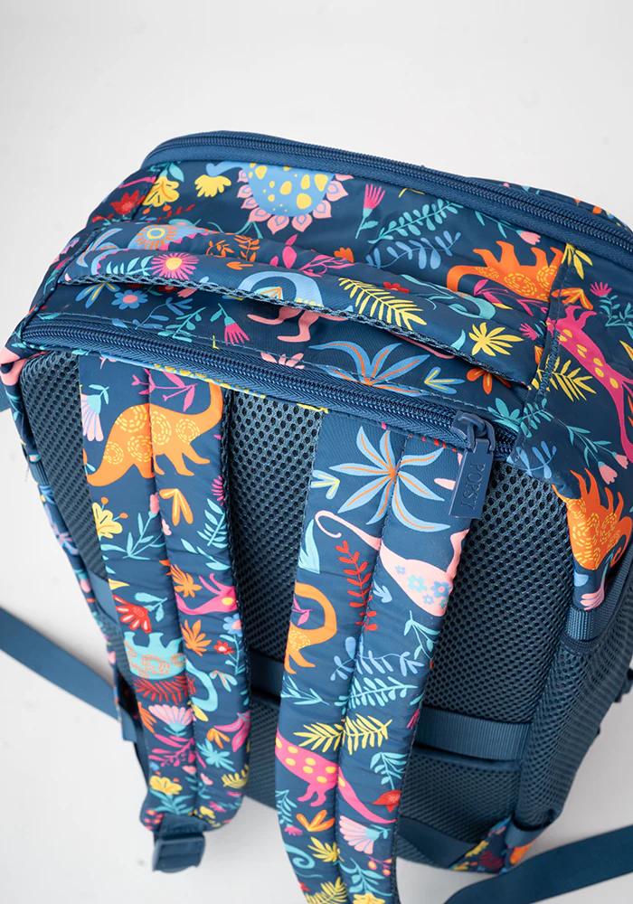 Teal Dinosaur Print Cabin Bag - Image 7